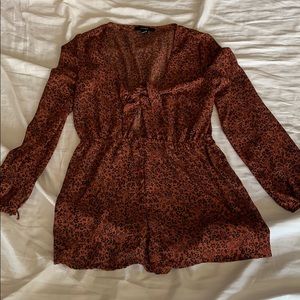 Floral long sleeve Romper